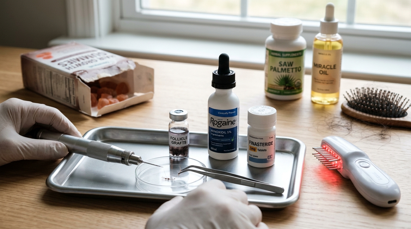 Hair Restoration Options: What Works and What Does Not