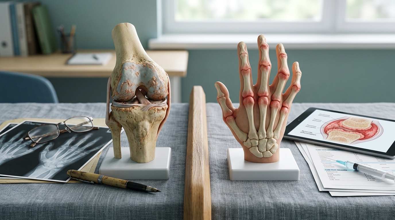 Osteoarthritis vs. Rheumatoid Arthritis: Key Differences